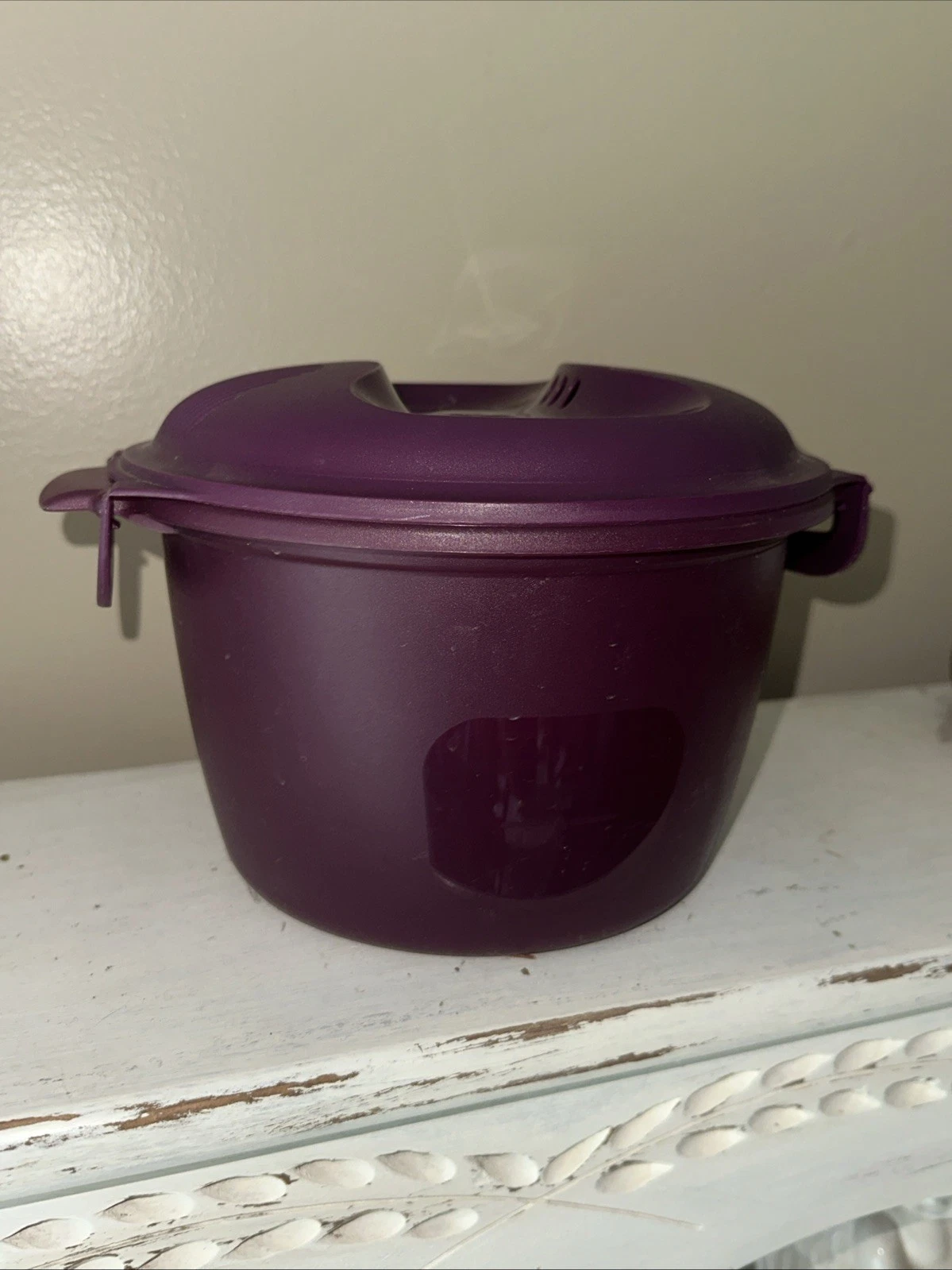 Purple TUPPERWARE Rice Cooker Gently Used Microwave BID 4 CHARITY❤️2