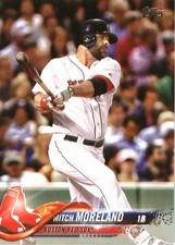 2018 Topps #104 Mitch Moreland - BB