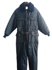 Vintage Walls Blizzard Proof Insulated Snowmobile USA Women Ski SnowSuit L / XL