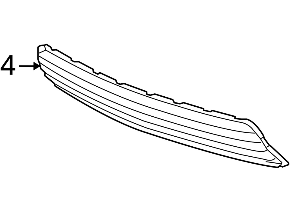 Parachoques parrilla delantera Pontiac Torrent 2006-2009 no incluido GK1RE Foto 4 de 4