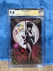 Harley Quinn x Elvira #1 Nathan Szerdy Graded Ss Cgc 9.8  Autographed Signed