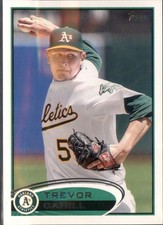 Trevor Cahill 2012 Topps Oakland Athletics #2a