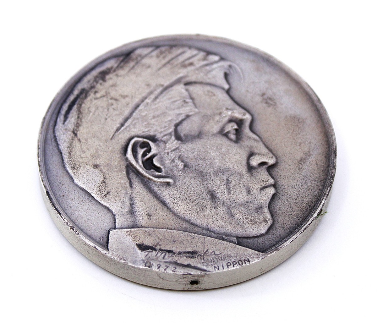 1972 Franklin Mint Sterling Silver Medal – “Samurai” by T