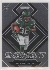 2021 Panini Prizm Emergent Michael Carter #E-20 Rookie RC