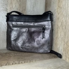 The Sak Sanibel Metallic Multi Leather Mini Crossbody Bag