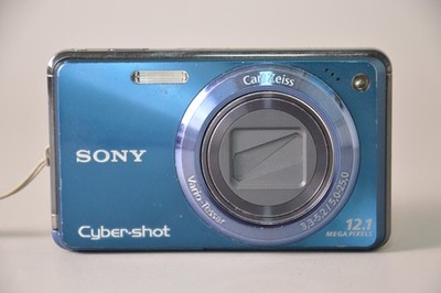SONY Cyber-shot 12.1メガピクセル 青 Sony Cyber-shot DSC-W290 12.1MP Digital Camera - Blue for sale