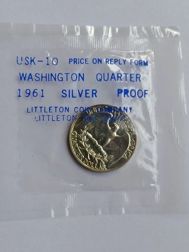 1961 Washington Quarter Silver Coin Proof