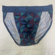 Vtg Jockey Men  s Elance String Bikini Brief S/28-30W 90  s Sport Nylon Stretch