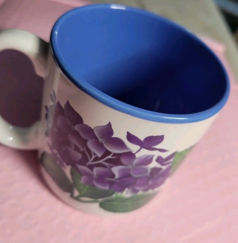 Vintage 1991 Multi-color Hydrangea Mug by Flowers Inc Balloons by Jane Bowen - Picture 5 of 6
