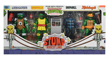 NECA  STUMP AREA PRESENTS TEENAGE MUTANT NINJA TURTLES  4PK STUMP WRESTLING