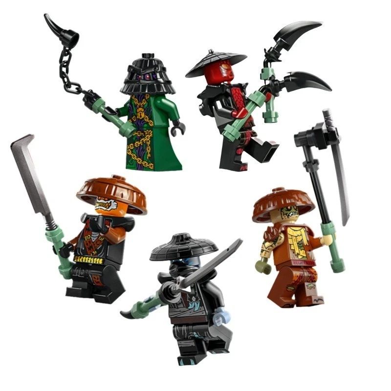 LEGO Ninjago Forbidden Five Minifigure Lot – Rox, Kur, Zarkt, Nokt, Drix | New
