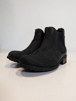UGG Bonham Boots Chelsea Damen UK 4,5 EU 37 schwarz Leder wasserdicht Winter warm
