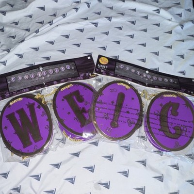 Spirit Halloween Hocus Pocus Banner  Come We Fly  