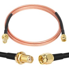 SMA Cable 6Ft Male to Female Bulkhead RG316 Extension 4G LTE Router Cellular SDR