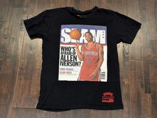 Mitchell Ness Philadelphia 76ers Shirt Mens S NBA Allen Iverson SLAM Throwback