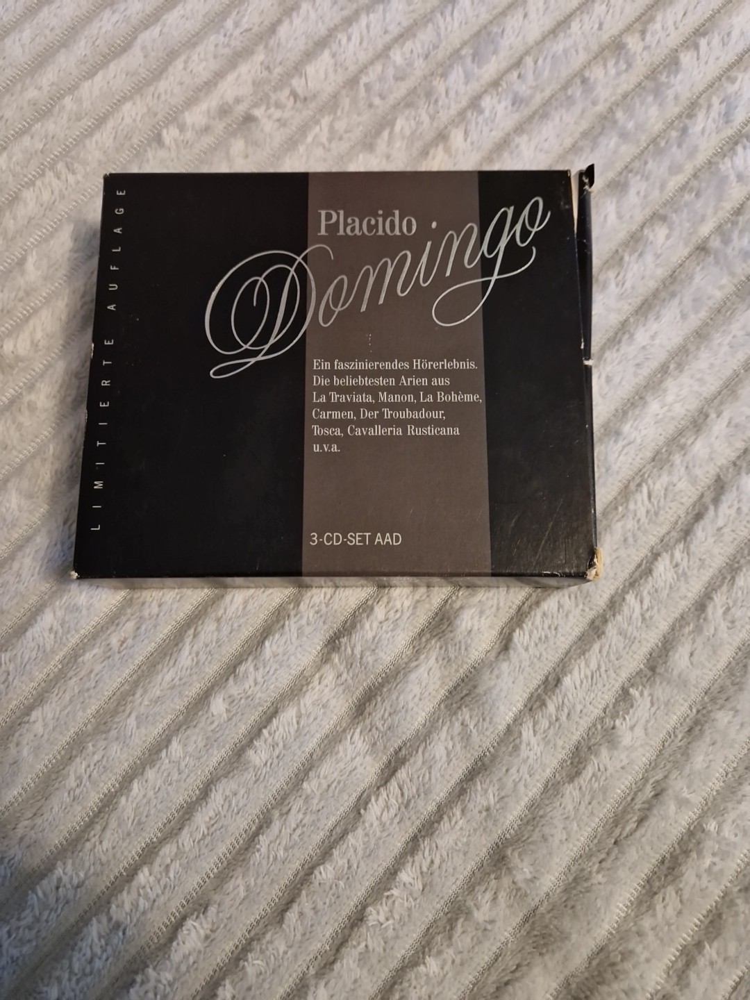 Placido Domingo , 3 CD BOX  , Limitiert Auflage 