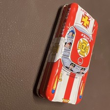 Showa Retro Vintage Minicar Tin Spring Fire Truck Dept Chief