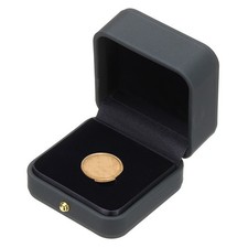 Coin Display Box, Coin Presentation Display Box Fit 25mm Coin, Blue