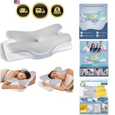 Cervical Neck Pillow Memory Foam Support Orthopedic Side Sleeper Pillow