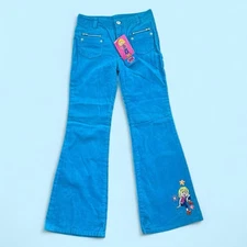 Vintage BNWT Kid's Lizzie McGuire Corduroy Jeans Size 12 Embroidered Logo