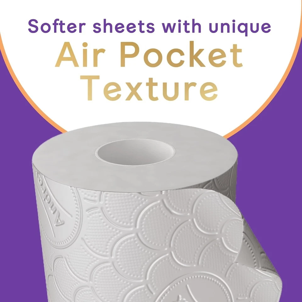 Andrex Ultimate Quilted Toilet Rolls Strong and Soft Tissue 16/32/48 Pack Option - Image 4 of 4