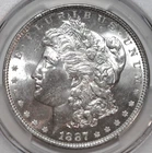 1887-P Morgan Silver Dollar - PCGS MS64 - #9968D