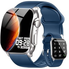 Montre Connectée Homme 2,01" AMOLED Montre Fitness avec Appels Bluetooth IP68