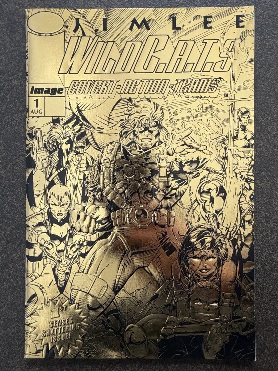 WILDC.A.T.S. #1 GOLD FOIL EDITION VARIANT IMAGE COMICS 1992 JIM
