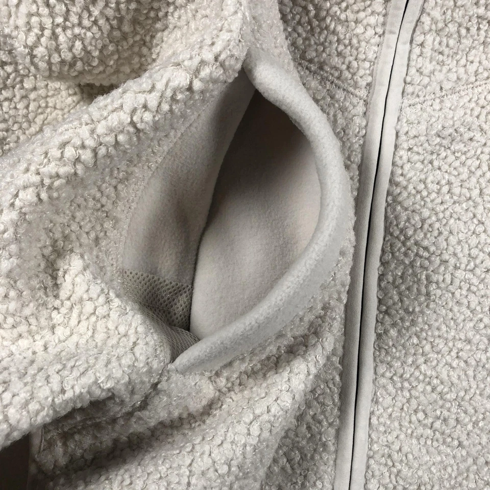 Chaleco Duluth Trading Co para Mujer 2XL Marfil Sherpa Vellón Cremallera Completa Bolsillos Suave Foto 4 de 4