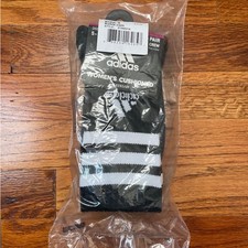 Adidas Womens Cushioned Crew Socks 3 Pair Black White Aeroready Sze 5-10 New