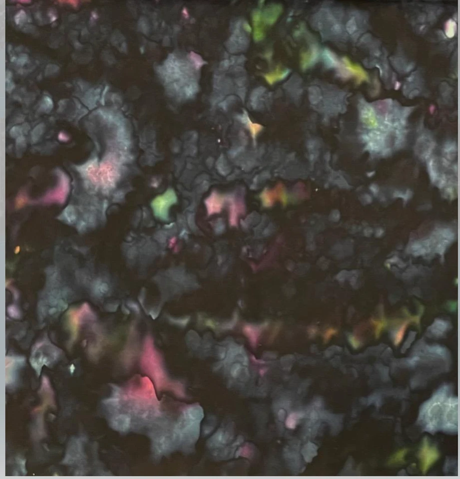 Colorful Night Sky Black Batik Fabric 3.1 yds yds Quilts Sewing Crafts - Image 4 of 4