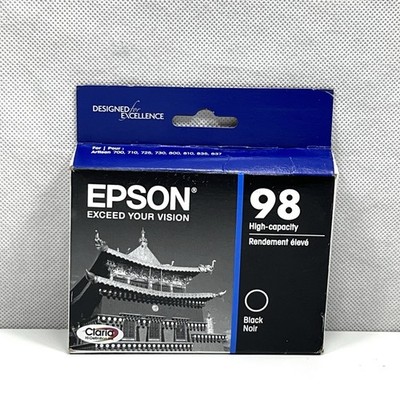 Genuine Epson 98 Black Ink T098120 Artisan 700 710 725 730 800 810 High Capacity