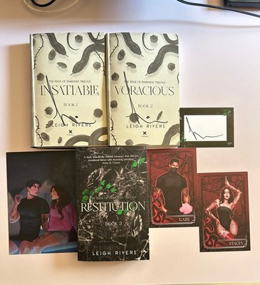 SIGNED- The edge of darkness trilogy by Leigh Rivers Deluxe Character art print