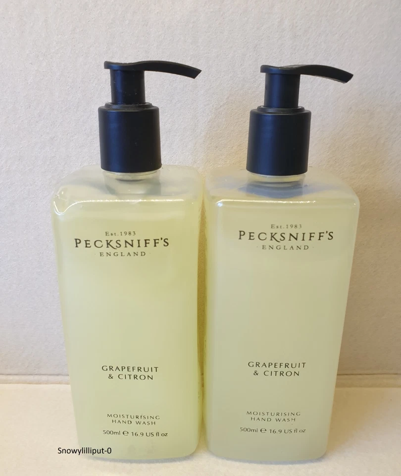 PECKSNIFF'S 2 x Bottles Pecksniffs - GRAPEFRUIT & CYTRON - 500ml Hand Wash