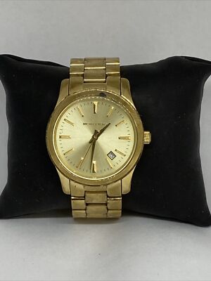 Michael Kors MK5160 Women Stainless Steel Analog Gold Dial Quartz