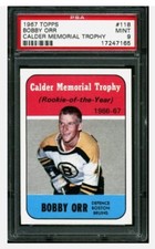 1967 Topps Bobby Orr #118 PSA 9 MINT Low Pop