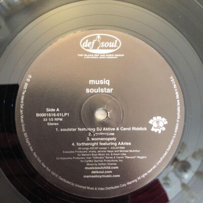 激レア盤★2LP MUSIQ Soulstar ('03 Def Soul) Musiq - Soulstar - Amazon.com Music