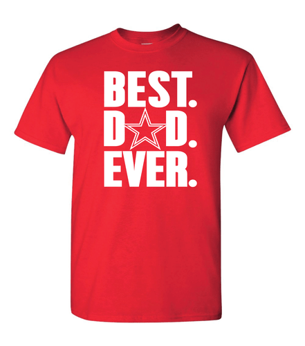 T-Shirt Dallas Cowboys Best Dad Ever Spieltag - alle Design Farboptionen (S-5XL) - Bild 16 von 25