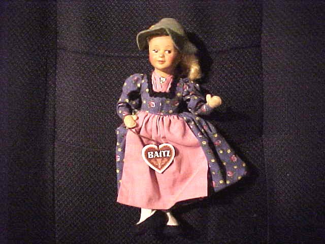 VINTAGE Toy Beautiful Old World Baitz Austria Collectible Doll 9" Tall  #M766