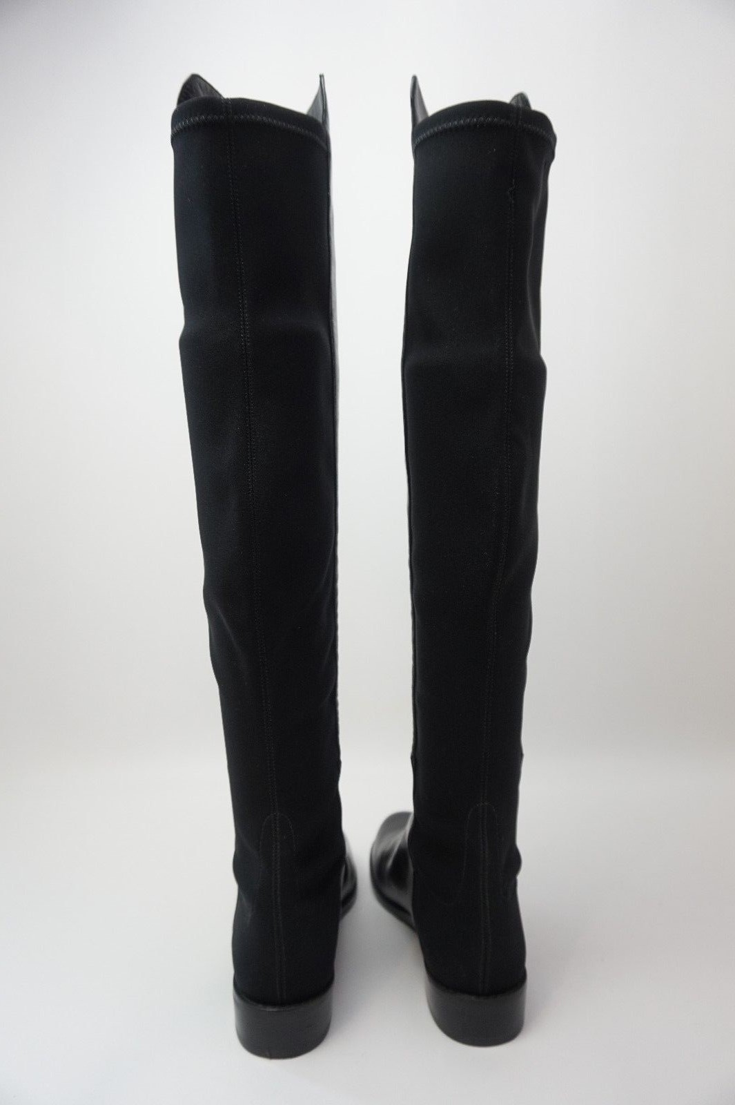 Stuart Stuart Stuart Weitzman 5050 Over the Knee OTK Stretch Leather Boots Black Size 4.5 M 23b444 Stuart Stuart Stuart Weitzman 5050 Over the Knee OTK Stretch Leather Boots Black Size 4.5 M 23b444