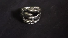 BIKER BASE METAL CLAW RING #1