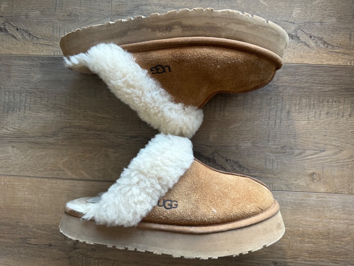 UGG Women's Disquette Slipper Chestnut Size 8 US | eBay