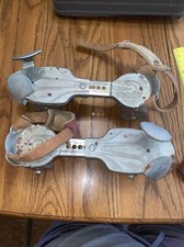 Globe Skate Corp No 60 Jet Set Metal Roller Skates with Straps Vintage