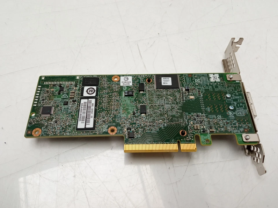 Intel RS3SC008 SAS/SATA Dual Port 12GB/s PCIe RAID Controller - No Battery - Image 3 of 4