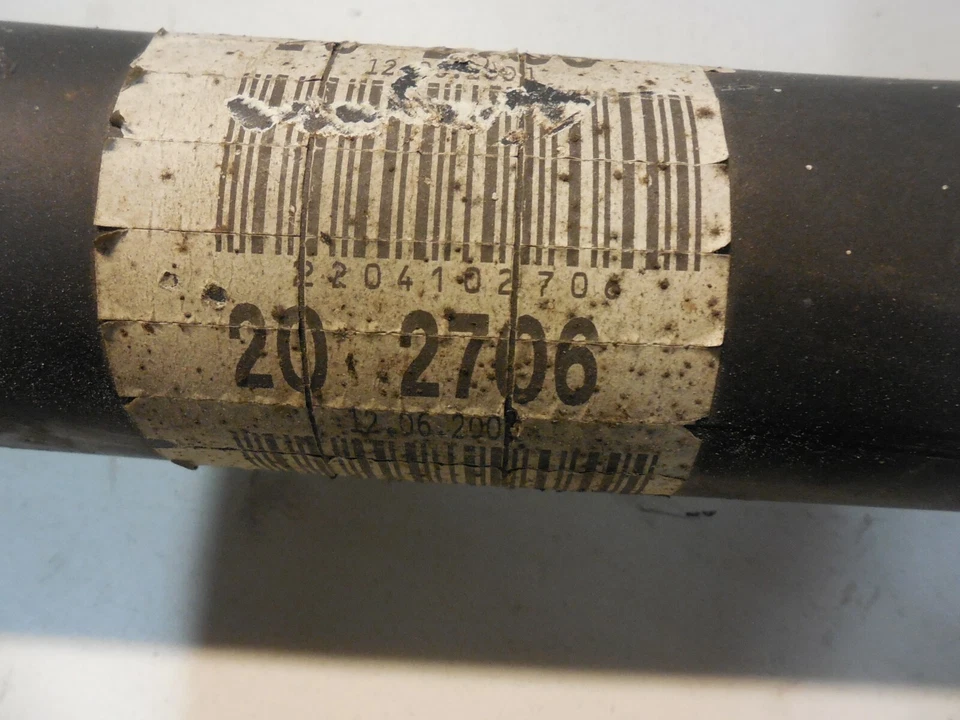 00-06 Mercedes Benz S600 eje de transmisión delantero eje de hélice medio 2204102706 Foto 2 de 4