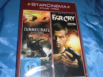 FILM  DVD ,  2 Action  Filme : TUNNEL RATS + FAR CRY  ( mit Til Schweiger ) / 22