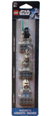 LEGO  Magnet - 853130 Starwars - Anakin Skywalker, Talz Chieftain, Clone Pilot B