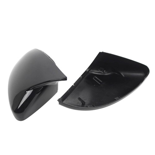 Gloss Black Wing Mirror Covers Caps For Golf MK7 Rear View Casing UK - Picture 8 of 10