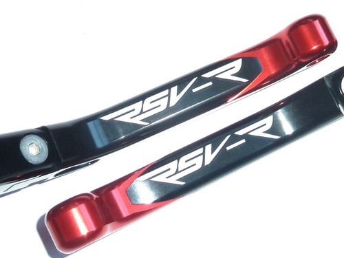 APRILIA RSV R 2004-2008 FOLDING BRAKE & CLUTCH LEVERS SET ROAD RACE TRACK S11X - Picture 3 of 12