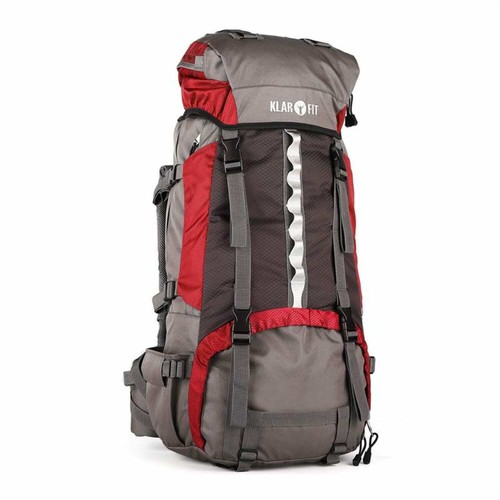 Promo: Zaino Trekking Campeggio Rosso Escursionismo Interrail Impermeabile  | eBay